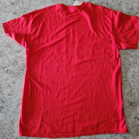 Couples Novelty Shirt Drunk 1 & Drunk 2 Red Tops - Picture 7 of 10